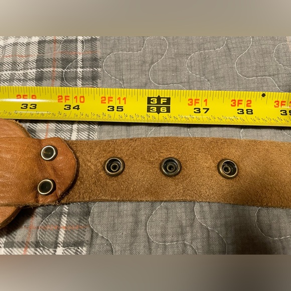 Leatherock belt boho 70s seventies Daisy Jones Stevie Nicks western cowgirl - Picture 8 of 10